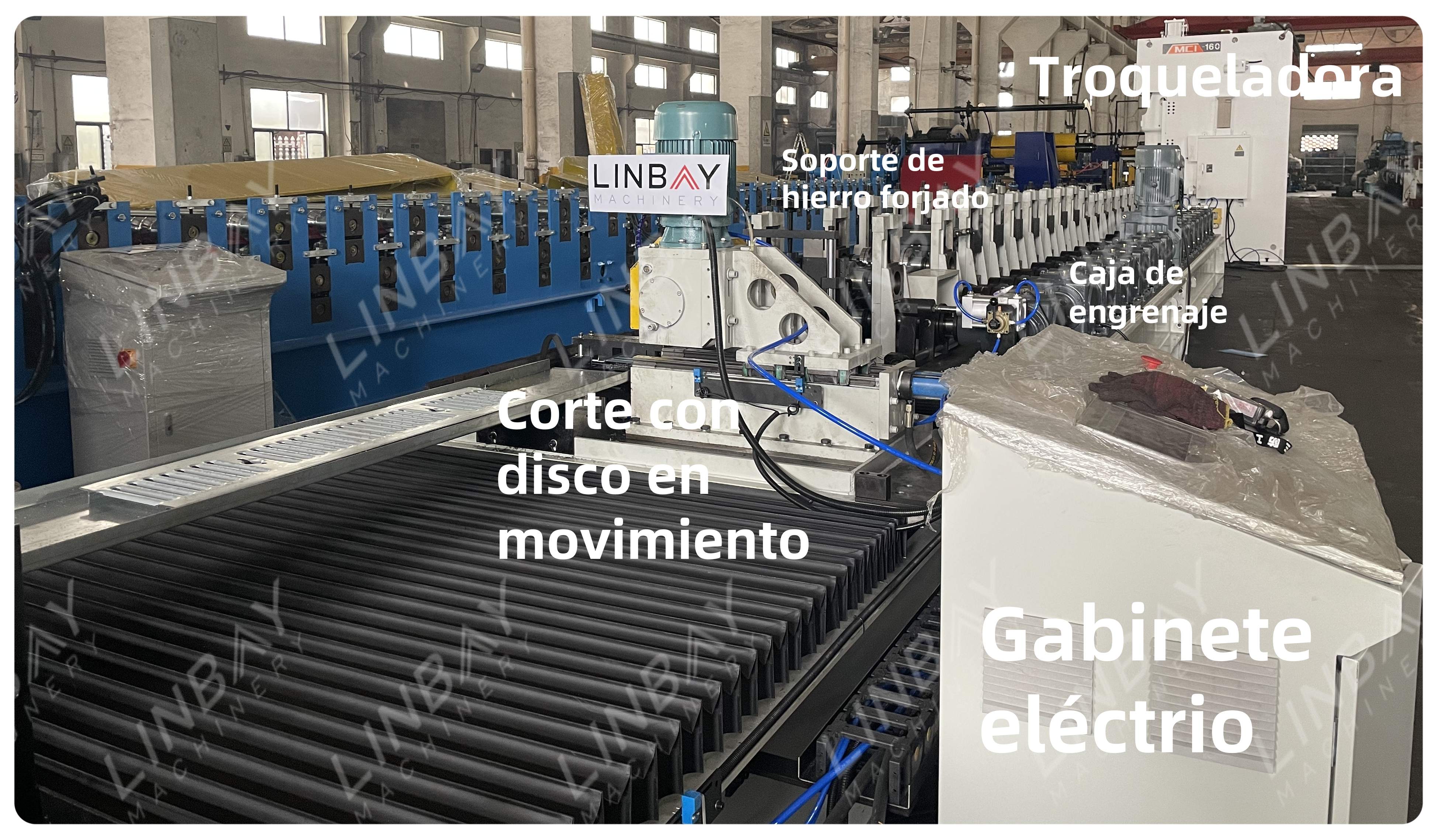 Corte con disco en movimiento