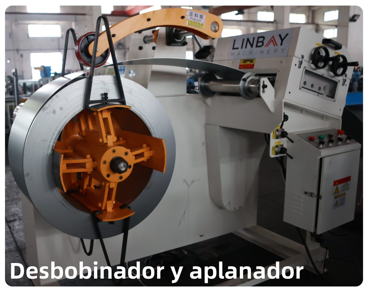 Desbobinador y aplanador