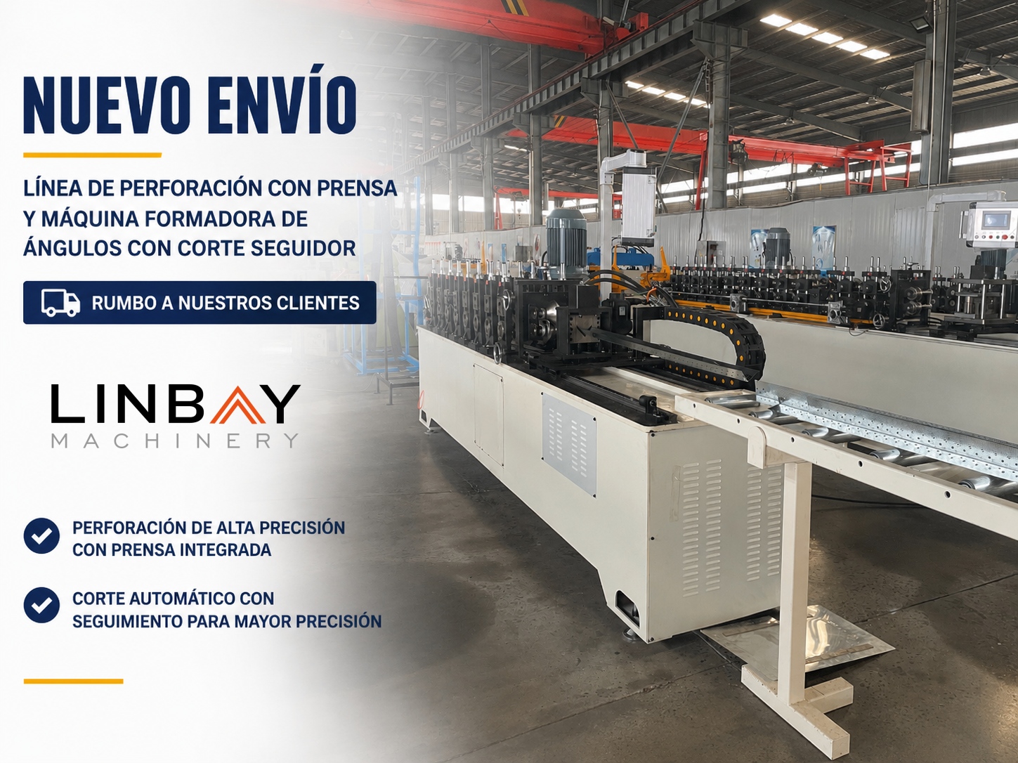 LINBAY ROLADORA PARA ANGULO CON PUNZONADORA