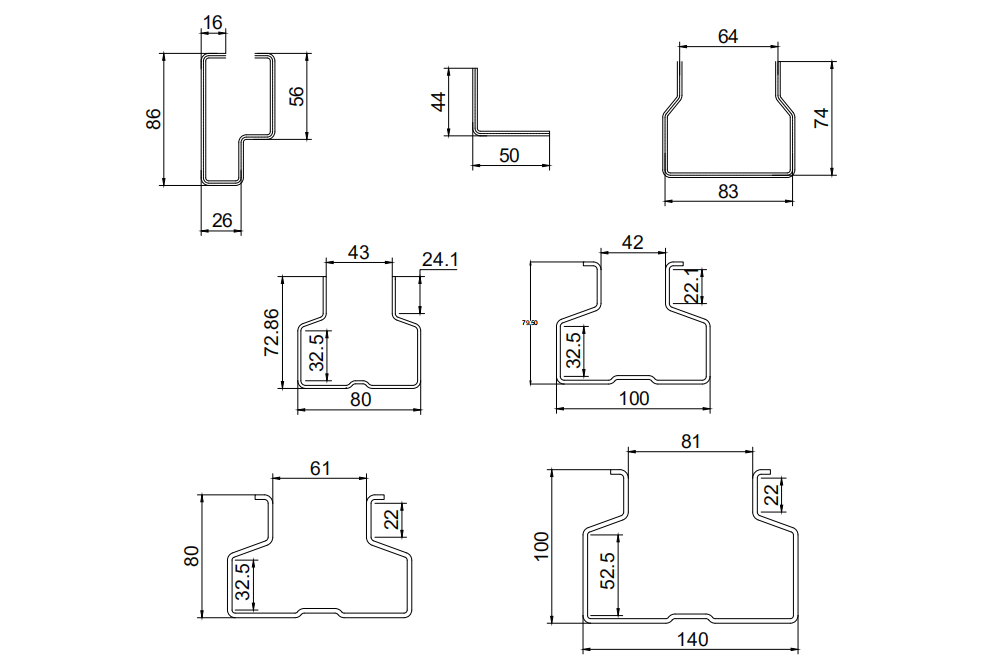 เครื่องขึ้นรูปม้วนชั้นวางโปรไฟล์